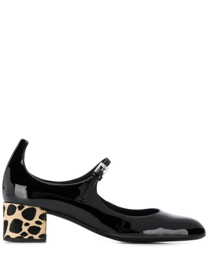 Giuseppe Zanotti Leopard Spot Pumps - Black