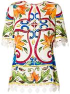 Dolce & Gabbana Mondello Printed Blouse - Multicolour