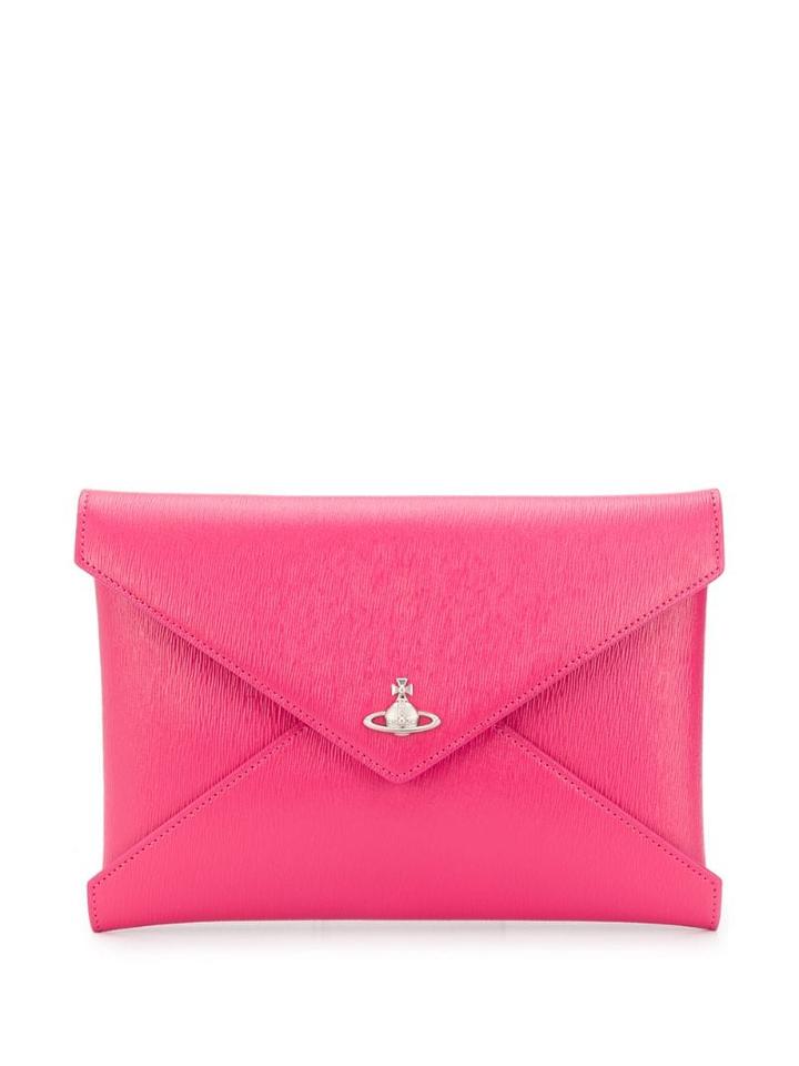 Vivienne Westwood Envelope Shaped Clutch Bag - Pink
