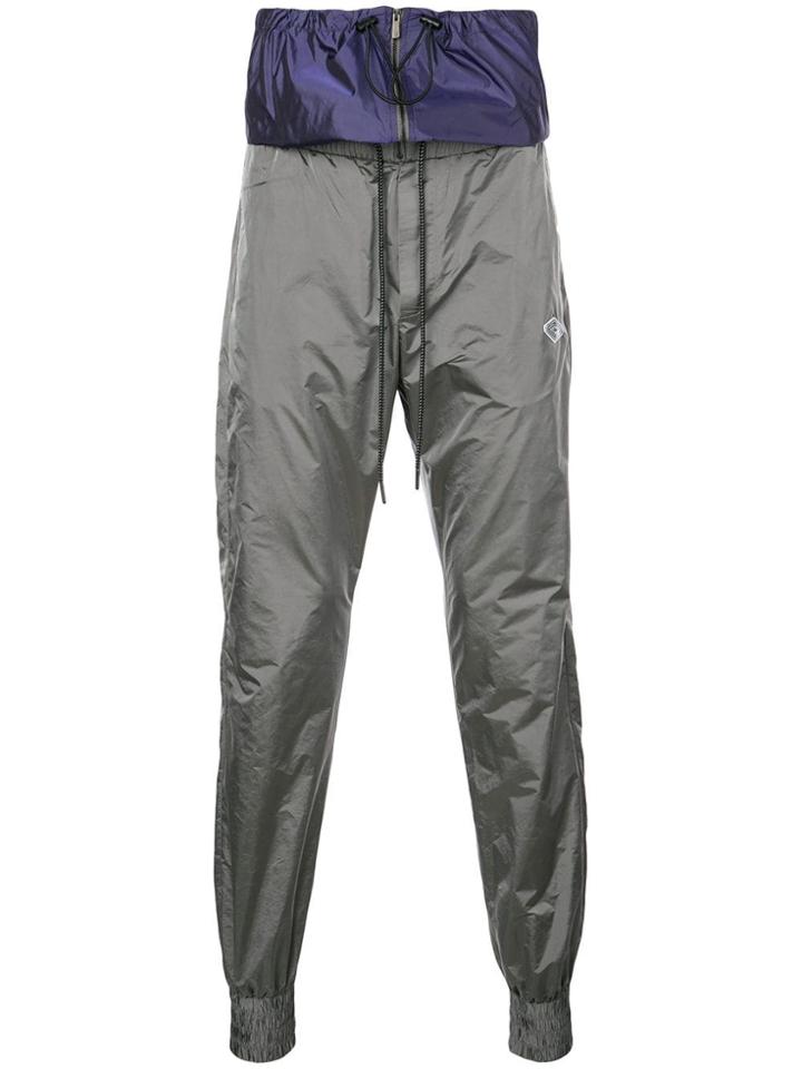 D.gnak Double Waist Track Pants - Grey