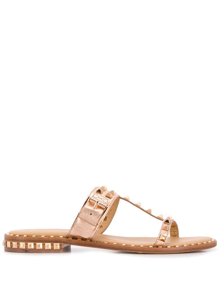 Ash Peace Studded Sandals - Neutrals