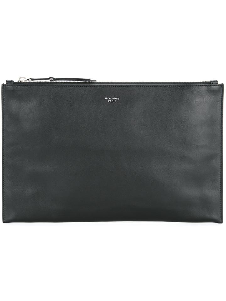 Rochas Classic Clutch Bag - Black