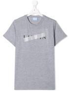 Lanvin Enfant Teen Censored Logo T-shirt - Grey
