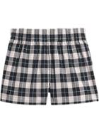 Burberry Check Cotton High-waisted Shorts - Black