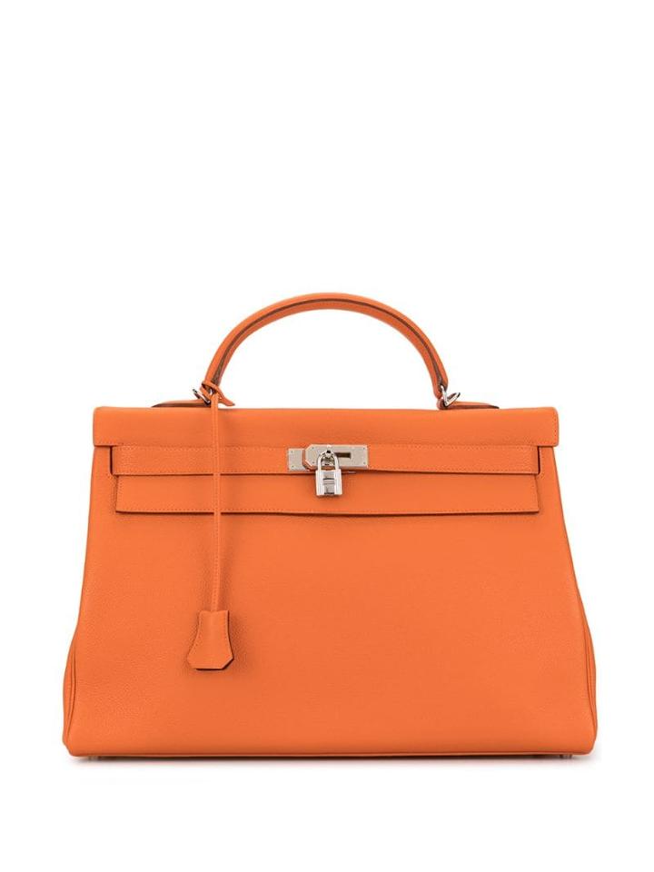 Hermès Pre-owned Kelly 40 Bag - Orange
