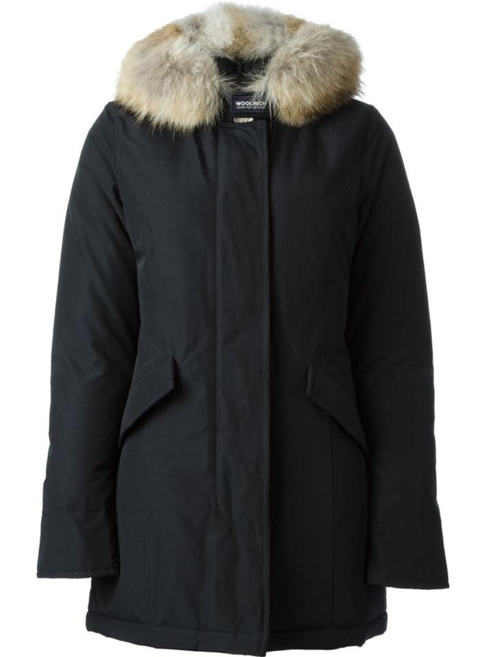 Woolrich Trimmed Hoodie Padded Parka