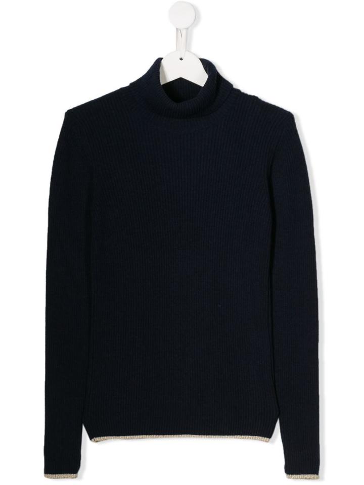 Dondup Kids Teen Rollneck Sweater - Blue