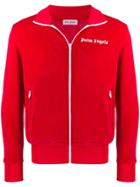 Palm Angels Velour Track Jacket - Red