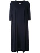Labo Art Shift Midi Dress, Women's, Size: 2, Blue, Cotton/spandex/elastane