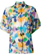 Missoni Watercolour Effect Shirt, Women's, Size: Medium, Silk/spandex/elastane