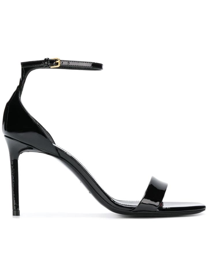 Saint Laurent Amber 85 Sandals - Black