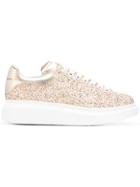 Alexander Mcqueen Extended Sole Glitter Sneakers - Multicolour