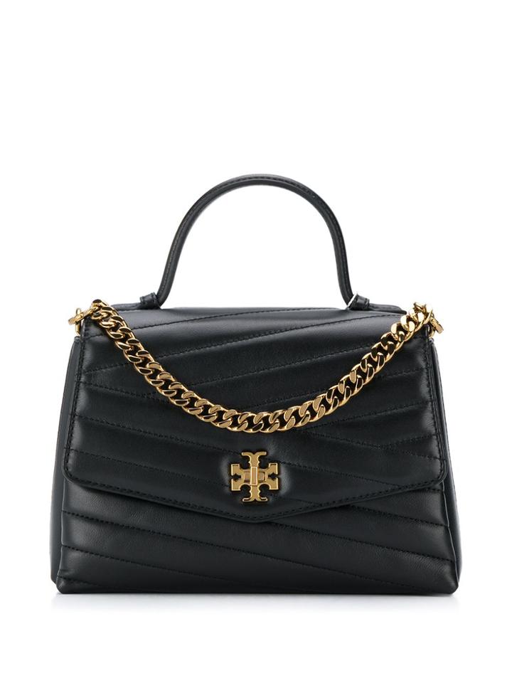 Tory Burch Kira Quilted Tote - Black