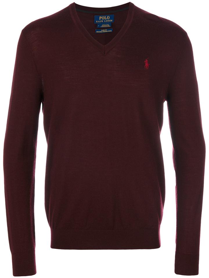 Polo Ralph Lauren V-neck Sweater - Red