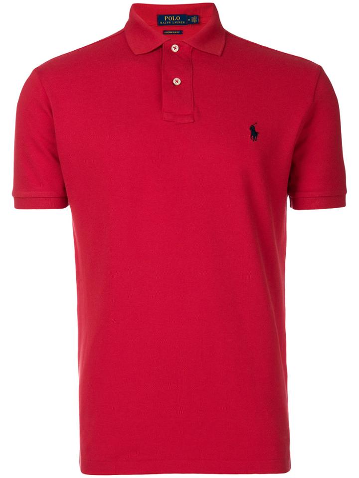 Polo Ralph Lauren Slim Fit Polo Shirt - Red