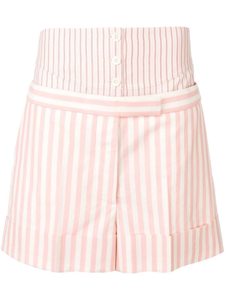Thom Browne Panelled Tailored Shorts - Pink