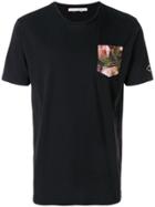 Daniele Alessandrini Floral Pocket T-shirt - Black