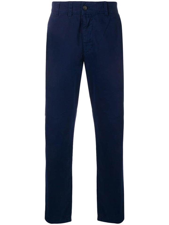 Acne Studios Slim Chino Trousers - Blue