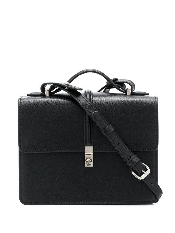 Vivienne Westwood Twist-lock Orb Satchel - Black
