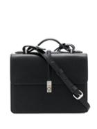 Vivienne Westwood Twist-lock Orb Satchel - Black