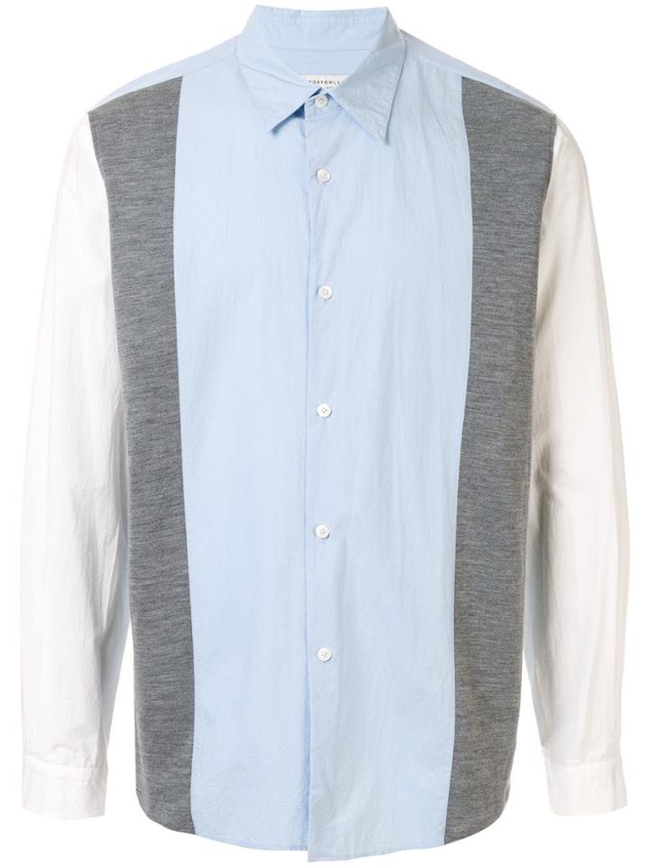 Tomorrowland Colour Block Shirt - Blue