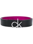 Calvin Klein Logo Buckle Belt - Pink