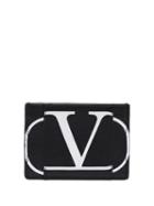 Valentino Valentino Garavani Vlogo Print Cardholder - Black