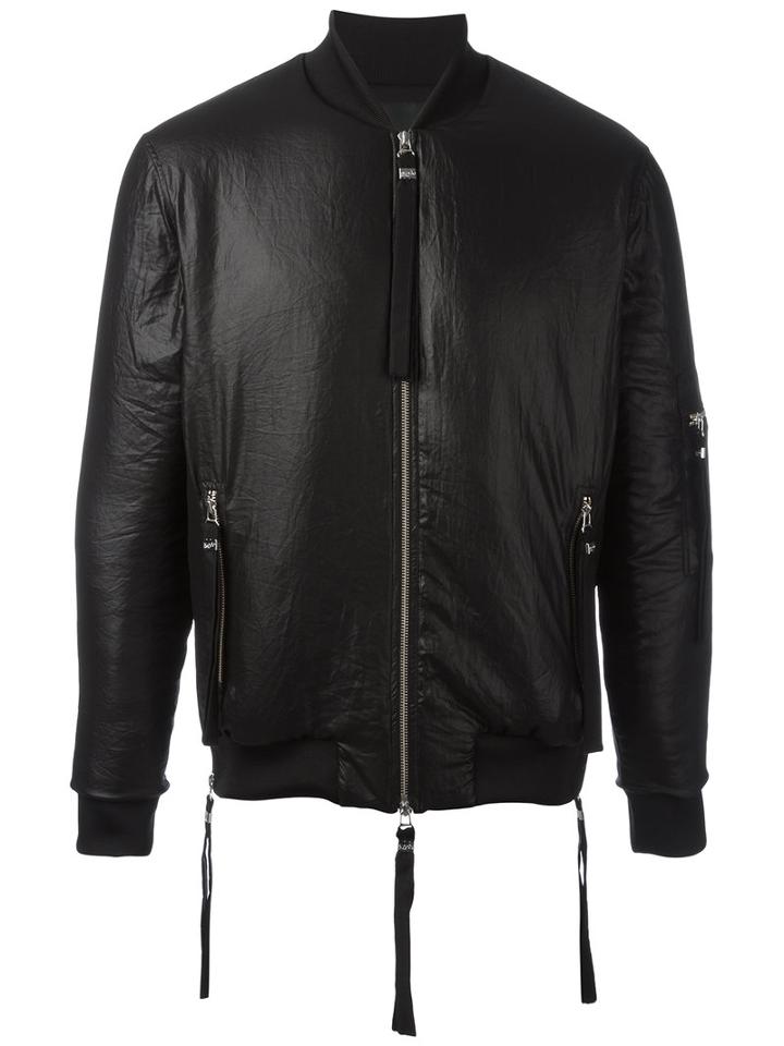 Blood Brother Shine Bomber Jacket, Men's, Size: Large, Black, Cotton/polyester