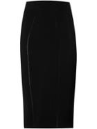 Mcq Alexander Mcqueen Knit Pencil Skirt, Women's, Size: Medium, Black, Polyamide/viscose
