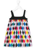 Rykiel Enfant Geometric Print Dress, Girl's, Size: 10 Yrs, Black
