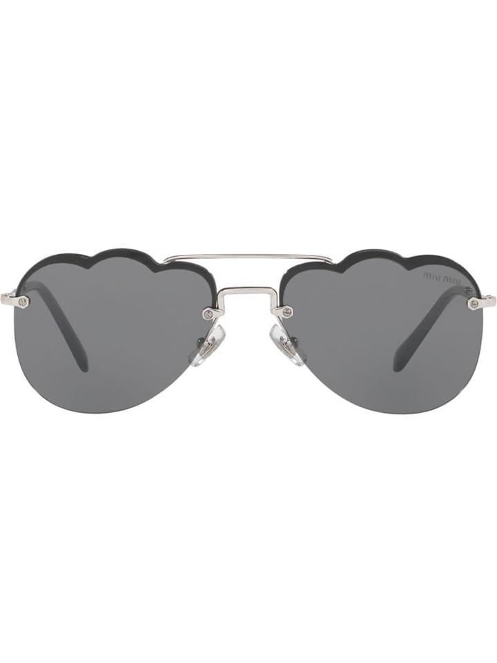 Miu Miu Eyewear Noir Frames - Grey
