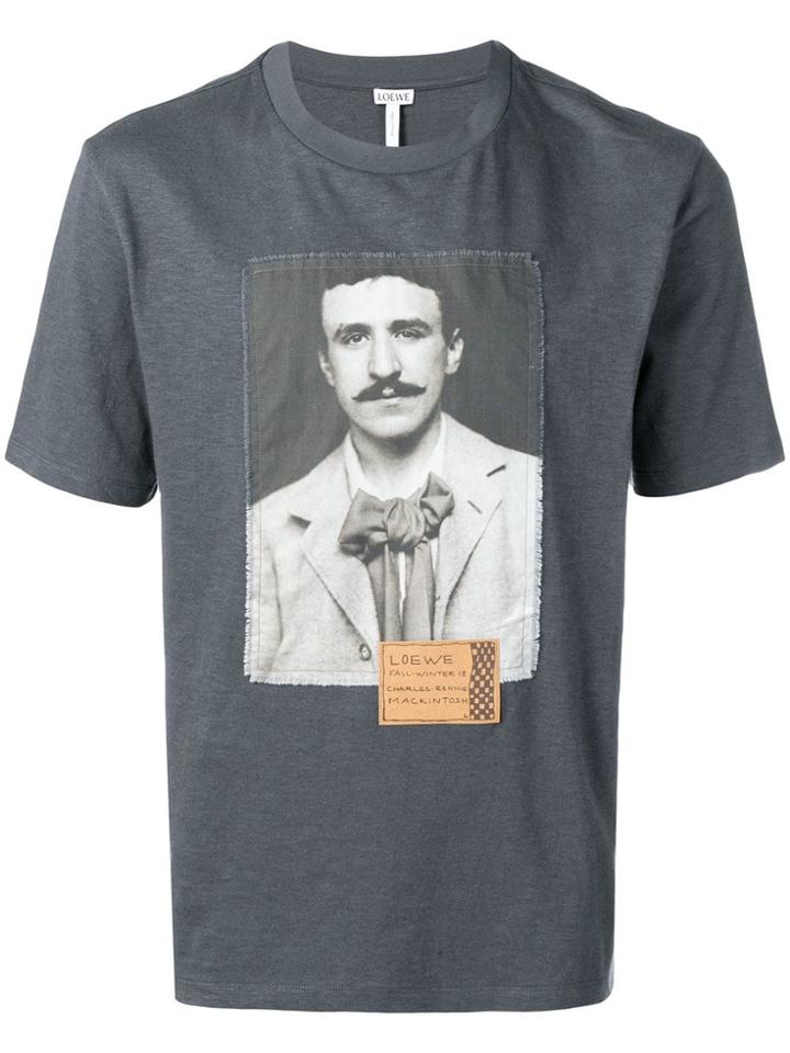 Loewe Charles Mackintosh Print T-shirt - Black