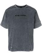 Ktz Logo Panelled T-shirt - Grey