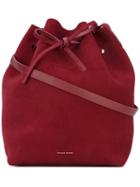 Mansur Gavriel - Bucket Bag - Women - Leather/suede - One Size, Red, Leather/suede