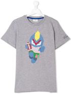 Fendi Kids Fendirumi Print T-shirt - Grey