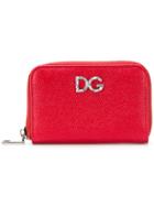 Dolce & Gabbana Small Zip Around Wallet - Red