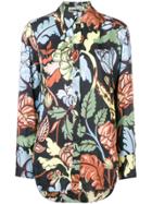 Acne Studios Floral Printed Shirt - Black