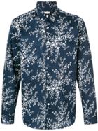 Etro Floral Print Button-down Shirt - Blue
