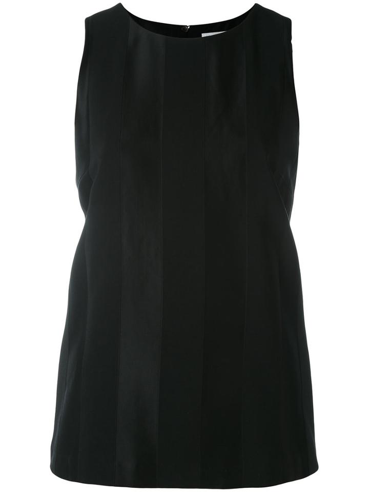 Alberto Biani - Classic Tank Top - Women - Cotton/viscose/virgin Wool - 44, Black, Cotton/viscose/virgin Wool