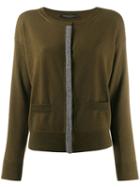 Fabiana Filippi Beaded Cardigan - Green