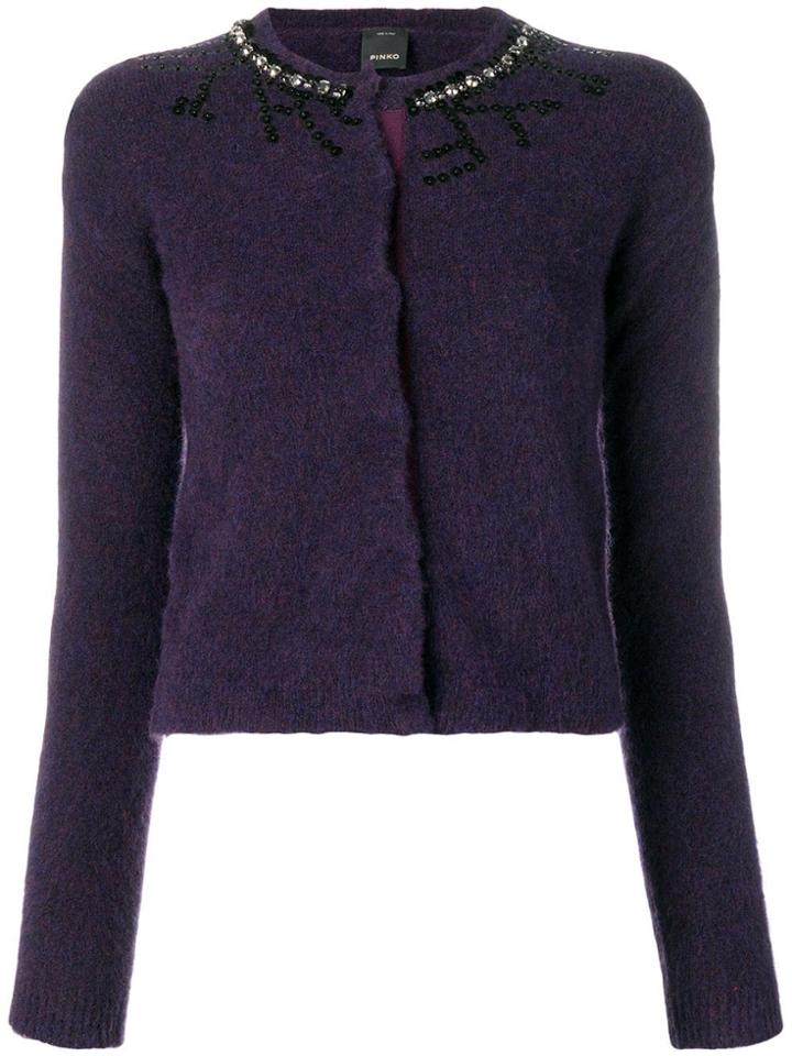 Pinko Short-sleeved Sweater - Purple