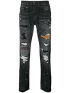 R13 Distressed Jeans - Grey