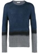 Etro - 'degrade' Knitted Sweater - Men - Cashmere - L, Blue, Cashmere