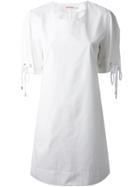 See By Chloé Tie Cuffs Shift Dress - White