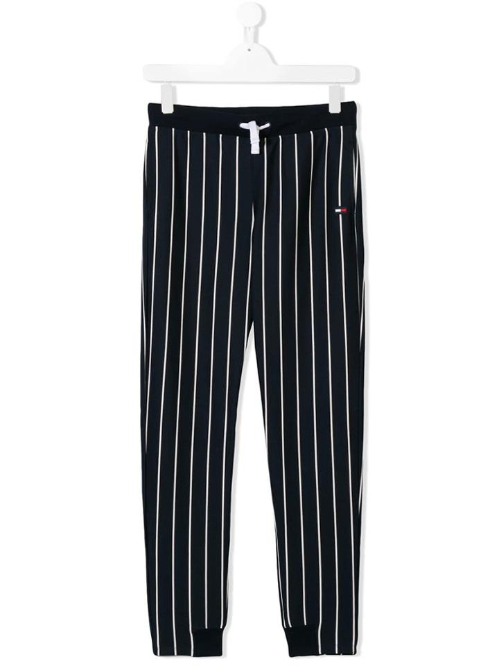 Tommy Hilfiger Junior Striped Track Pants - Blue