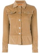 Helmut Lang Vintage Velvet Buttoned Jacket, Women's, Size: 42, Brown