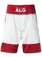 À La Garçonne Boxy Bermuda Shorts - White
