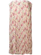 Junya Watanabe Floral Crepe Long Skirt - Yellow & Orange