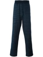 Missoni Classic Track Pants, Men's, Size: Small, Blue, Cotton