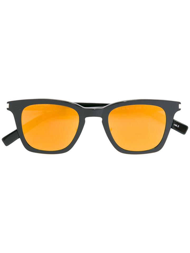 Saint Laurent Eyewear Slim Sl 138 Sunglasses - Black